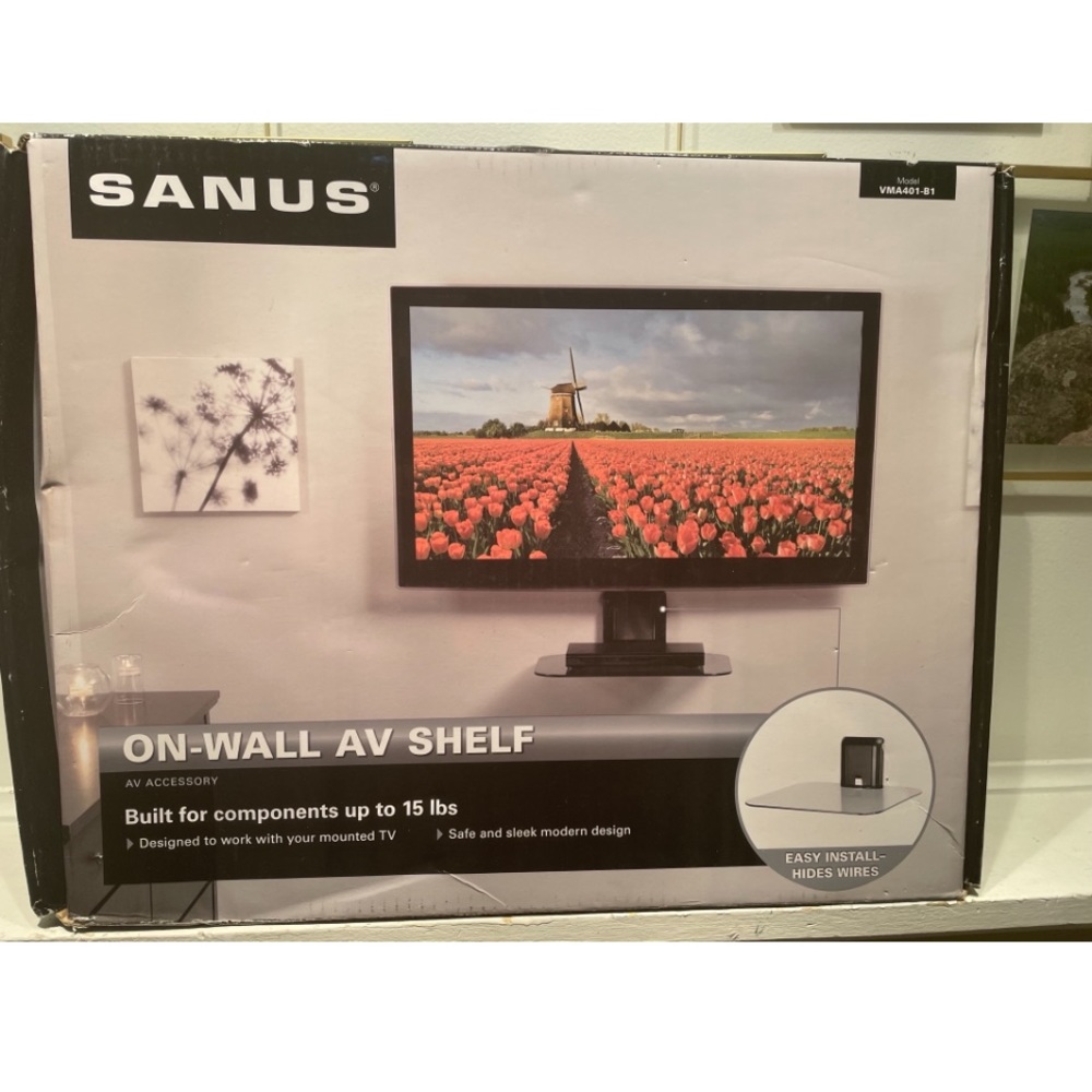 Sanus wall component shelf